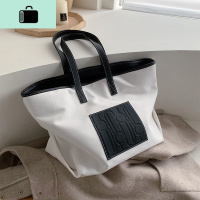 大包包2020新款潮帆布包女单肩手提袋大容量简约百搭托特包NEW LAKE女士单肩包