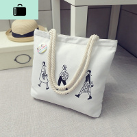 包包女新款原宿韩国文艺帆布包女单肩学生大容量布袋ulzzangNEW LAKE女手包