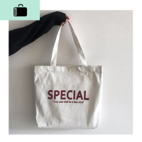 单肩帆布包包女2020新款潮横向大学生上课包简约ins风上班手提袋NEW LAKE女手包