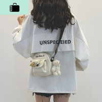 可爱小包包女2020新款网红帆布少女日系原宿学生百搭ins斜挎包女NEW LAKE女斜挎包
