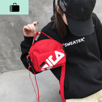 帆布小包包女2020新款潮韩版简约港风蹦迪包chic单肩斜挎小方包女NEW LAKE女手包