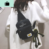 森系小包包女2020新款潮网红时尚帆布包斜挎包ins百搭蹦迪包胸包NEW LAKE女斜挎包