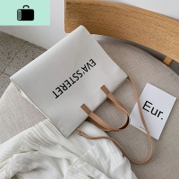 帆布包女斜挎包百搭ins手提托特包包2020新款潮单肩包大容量女包NEW LAKE女士单肩包