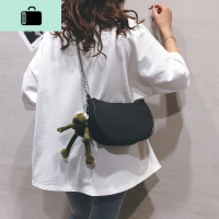 帆布包包女2020新款日系ins网红上班饺子包百搭尼龙单肩斜挎包潮NEW LAKE女士单肩包