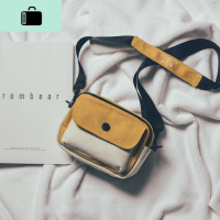 包包女2020新款韩版百搭斜挎包韩国ins森系文艺古着感学生帆布包NEW LAKE女斜挎包