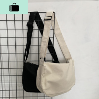 女儿国国王的店ins日系原宿工装帆布包女韩国百搭学生单肩斜挎包NEW LAKE女斜挎包