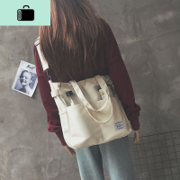 学院风包包帆布包女单肩学生韩版斜挎包女百搭ins布袋大容量日系NEW LAKE女斜挎包