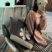 ins帆布包女单肩大学生上课包包女2020新款百搭休闲手提包托特包NEW LAKE