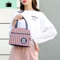 新款小熊帆布手提包休布包妈妈手拎逛街女包大容量饭盒袋NEW LAKE