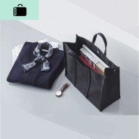 商务公文包女a4日韩文件包学生书包白领手提帆布包简约大容量女包NEW LAKE女手包