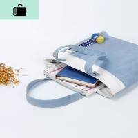 帆布包女单肩文艺手提帆布袋学生韩版ulzzang简约百搭NEW LAKE女手包