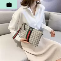 手包女简约印花小包包女2020新款潮韩版大容量信封单肩包斜跨包女NEW LAKE女手包