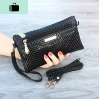 新款亮面手拿包女手机包日韩单肩斜挎包大容量零钱包NEW LAKE女手包