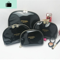 漆皮手拿化妆包女网红可放手机2020新款时尚潮流气质简约贝壳包NEW LAKE女手包