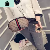 手拿包女士小包包2020新款潮手腕包休闲复古化妆包女士简约女包NEW LAKE女手包