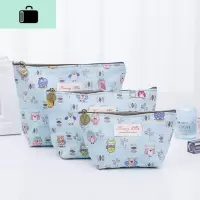 创意小鸟可爱化妆包女 韩版大小号组合防水洗漱收纳包便携手拿包NEW LAKE女手包