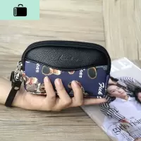 新款贝壳手拿包女包双层简约手腕包印花时尚手抓包手机小包零钱包NEW LAKE女手包