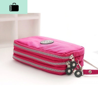三层杂物包多功能手拿迷你防水小配件收纳包零钱袋拉链男女NEW LAKE女手包
