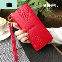 文艺小清新2020新款拉链皮夹女士钱包长款钱夹简约手手拿包NEW LAKE女手包