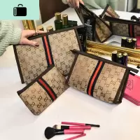 旅行化妆包收纳包袋女韩国简约大容量小号手拿包便携迷你手机包潮NEW LAKE女手包