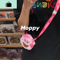 毛绒斜挎包卡包零钱包收纳包粉色可爱少女心软妹包包NEW LAKE