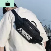 斜挎包男士潮牌胸包ins运动超火小背包女单肩包嘻哈个生腰包NEW LAKE