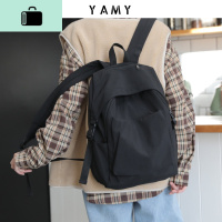 花曦家 双肩包女2020年新款韩版原宿简约高中大学生黑色背包书包NEW LAKE