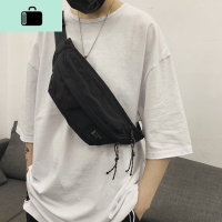 男士腰包单肩斜挎包潮牌小背包多功能小型轻便斜跨休闲运动胸包女NEW LAKE腰包男