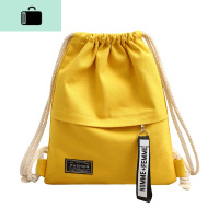 束口袋抽绳双肩包男女小学生书包轻便运动帆布背包布袋补习补课包NEW LAKE