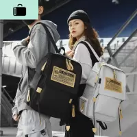双肩包男潮牌休闲简约书包女韩版高中大学生ins超火百搭日系背包NEW LAKE