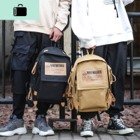 双肩包男潮牌休闲简约校园学生书包女潮韩版ins超火百搭日系背包NEW LAKE