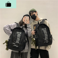 书包女韩版高中大学生简约百搭大容量背包旅行包男ins超火双肩包NEW LAKE