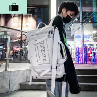 大容量双肩包书包女ins风 潮牌男高中大学生背包多功能斜挎旅行包NEW LAKE