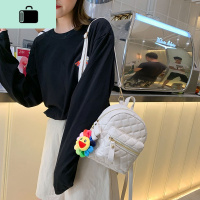 迷你小包包女包2020夏新款潮菱格绣线学生背包时尚百搭休闲双肩包NEW LAKE