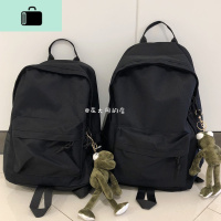 书包女韩版高中大学生校园简约百搭大容量背包男潮牌 双肩包女insNEW LAKE