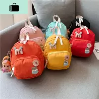 送挂件幼儿园书包男宝宝1-3-6岁可爱小孩包包女童背包儿童双肩包NEW LAKE