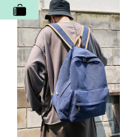 大学生书包女韩版高中原宿ulzzang百搭双肩包ins潮帆布日系背包男NEW LAKE