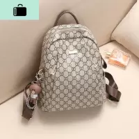 欧美ins超火双肩包新款包包女时尚百搭休闲简约背包防水防盗包潮NEW LAKE