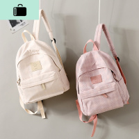 2020新款双肩包女书包韩版高中大学生ins格子百搭少女校园小背包NEW LAKE