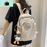 书包女韩版高中原宿ulzzang百搭双肩包2020年新款简约大学生背包NEW LAKE