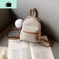 小清新迷你双肩包女2020新款韩版潮小背包简约休闲包包学院风书包NEW LAKE