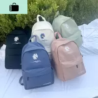 简约大书包中学生初中生百搭潮ins大容量双肩包女背包2020新款潮NEW LAKE