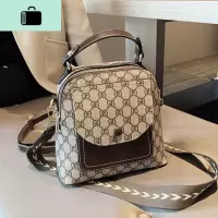 双肩包包女2020新款韩版时尚多用双肩背包高级感百搭宽肩带斜挎包NEW LAKE
