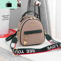 双肩包女2020新款时尚百搭网红韩版单肩斜挎拼色小背包NEW LAKE