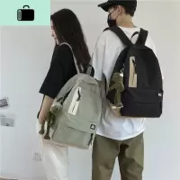 港风双肩包男女韩版时尚潮流初中生中学生大学生书包百搭休闲背包NEW LAKE