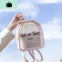 双肩包女小包2020新款韩版ins超火时尚百搭斜挎包透明迷你背包潮NEW LAKE