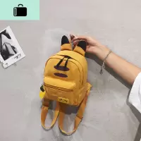可爱萌小背包女包2020新款少女小旅行包卡通童趣迷你公仔小双肩包NEW LAKE