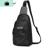休闲胸包男韩版潮帆布男单肩包牛津纺男斜挎包尼龙迷你运动小背包NEW LAKE男士单肩包
