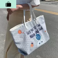 ins超火包包女2020夏季新款潮韩版网红百搭大容量单肩手提托特包NEW LAKE女士单肩包