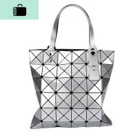 2020新款包包女折叠百搭几何菱格手提包时尚百变大学生上课单肩包NEW LAKE女士单肩包